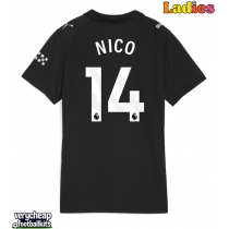 Manchester City Nico Gonzalez #14 Replica Away Shirt Ladies 2025-26 Short Sleeve